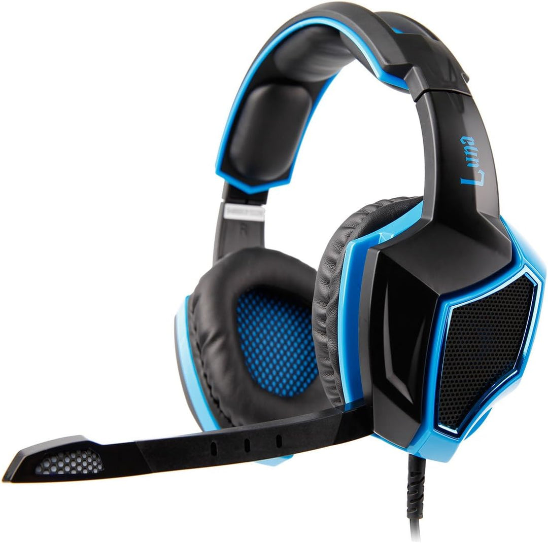SADES SA-968 7.1 Luna Gaming Virtual Surround Sound Headset, Schwarz/Blau