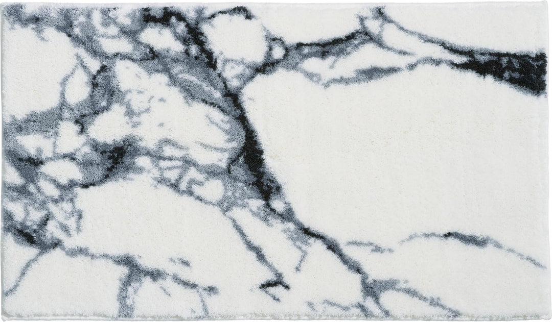 Erwin Müller Badematte, Badteppich, Badvorleger rutschhemmend Marmor Natur Grösse 60x100 cm - sehr s