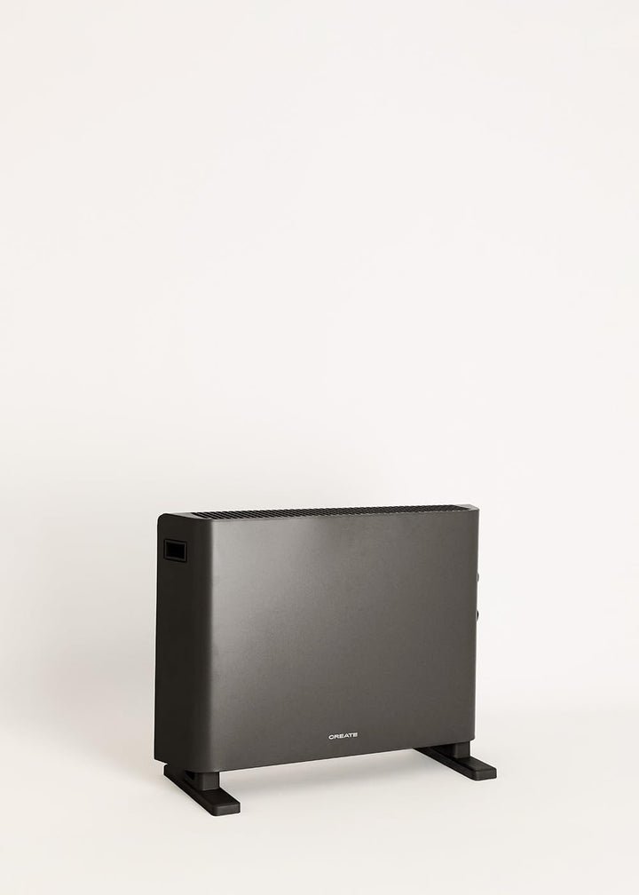 CREATE WARM HANDY/Konvektor-Heizlüfter, Schwarz, Ventilator- und Heissluftfunktion, bis zu 20 m², 4