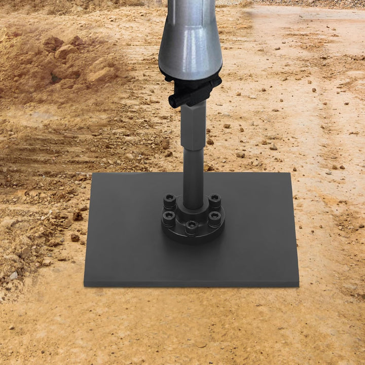Stampfer Bodenverdichter, Stampferplatte Tampingwelle Garten Bodens Beton Tampfer Werkzeug, handstam