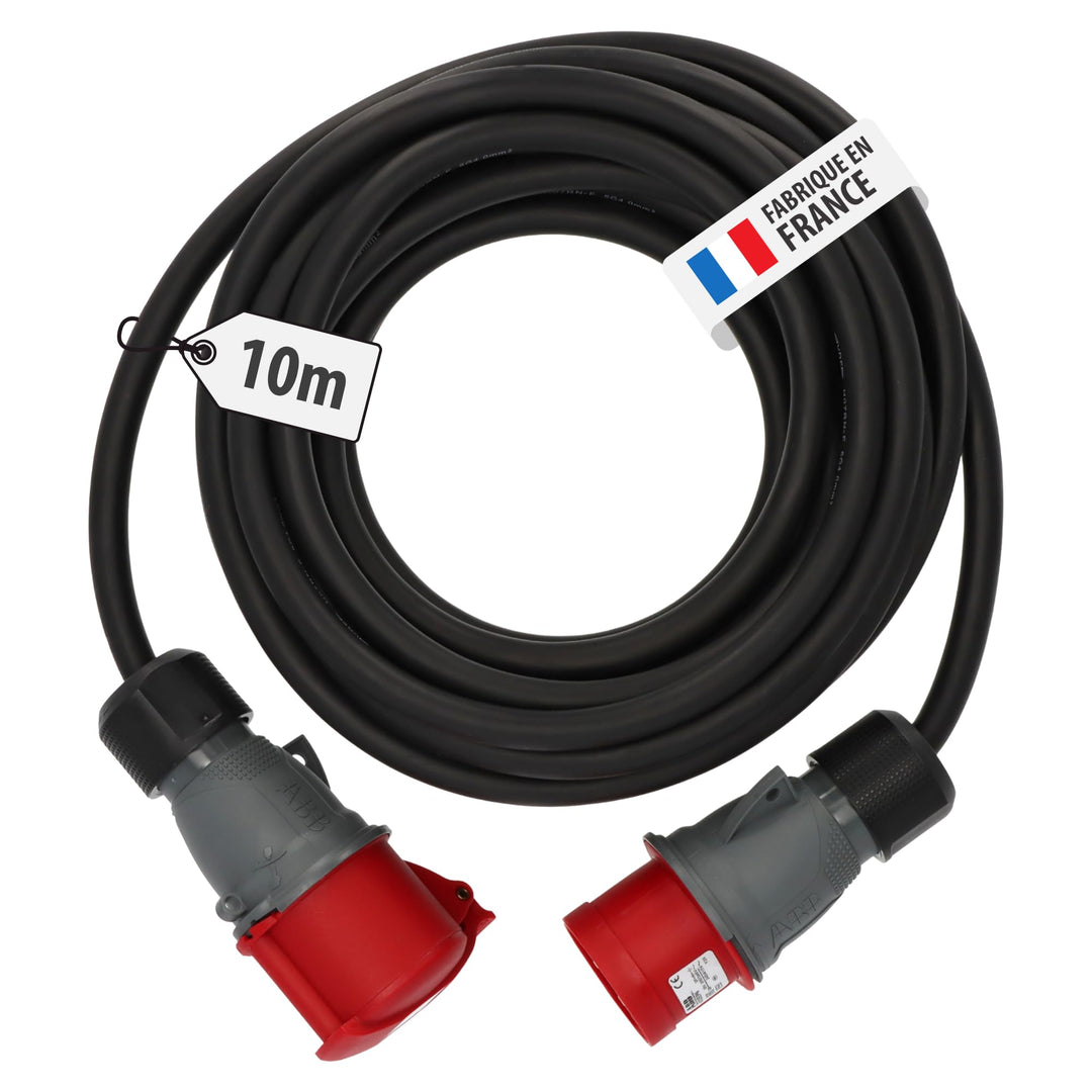 Brennenstuhl Kabel Verlängerungskabel CEE IP44 10 m 32 A/415 V schwarz
