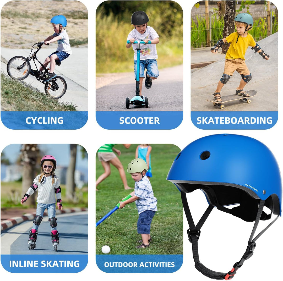 KORIMEFA Kinder Fahrradhelm Kinderhelm Skaterhelm Verstellbar für 3 Jahre Junge CE-Zertifizierung fü