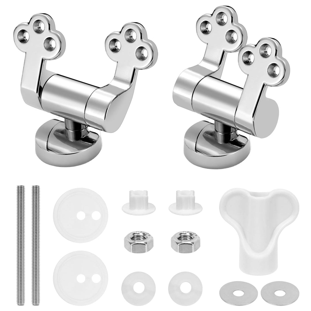 Dadabig WC Sitz Scharnier Zink Legierung, Toilettendeckel Scharniere Scharnier für Toilettensitz mit