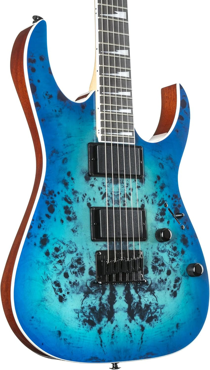 Ibanez GRGR221PA-AQB GIO Series Electric Guitar - Aqua Burst Single, Single
