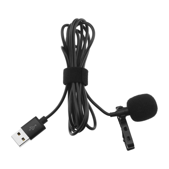 USB-Lavalier-Mikrofon Ersatz USB-Revers-Clip-on-Mikrofon Omnidirektionales Kondensator Lavalier Reve