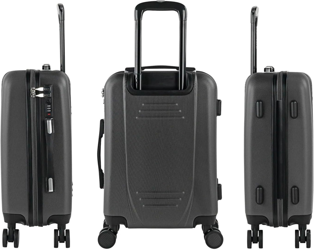 ITACA - Trolley Handgepäck Cabin Trolley Koffer Reisekoffer Hartschalenkoffer mit Zahlenschloss - Ka