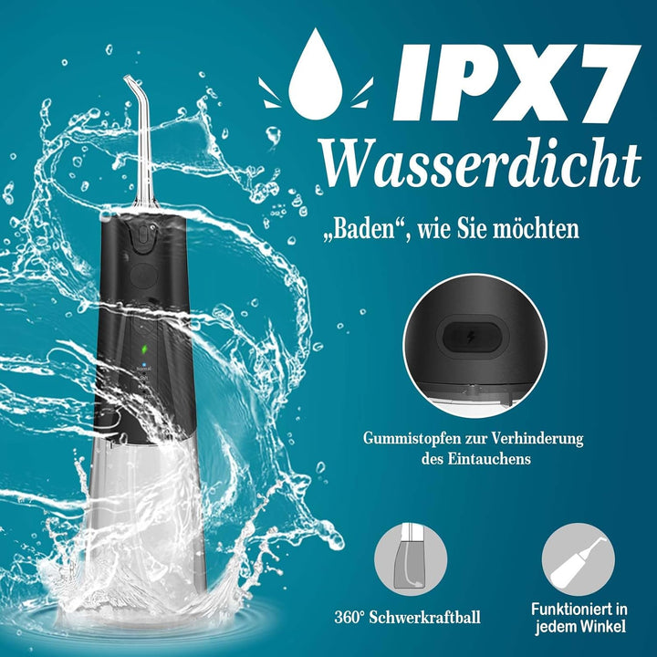 SURFOU Munddusche Kabellos Elektrische Zahndusche Wasser Zahnreiniger, Oral Irrigator Water Flosser