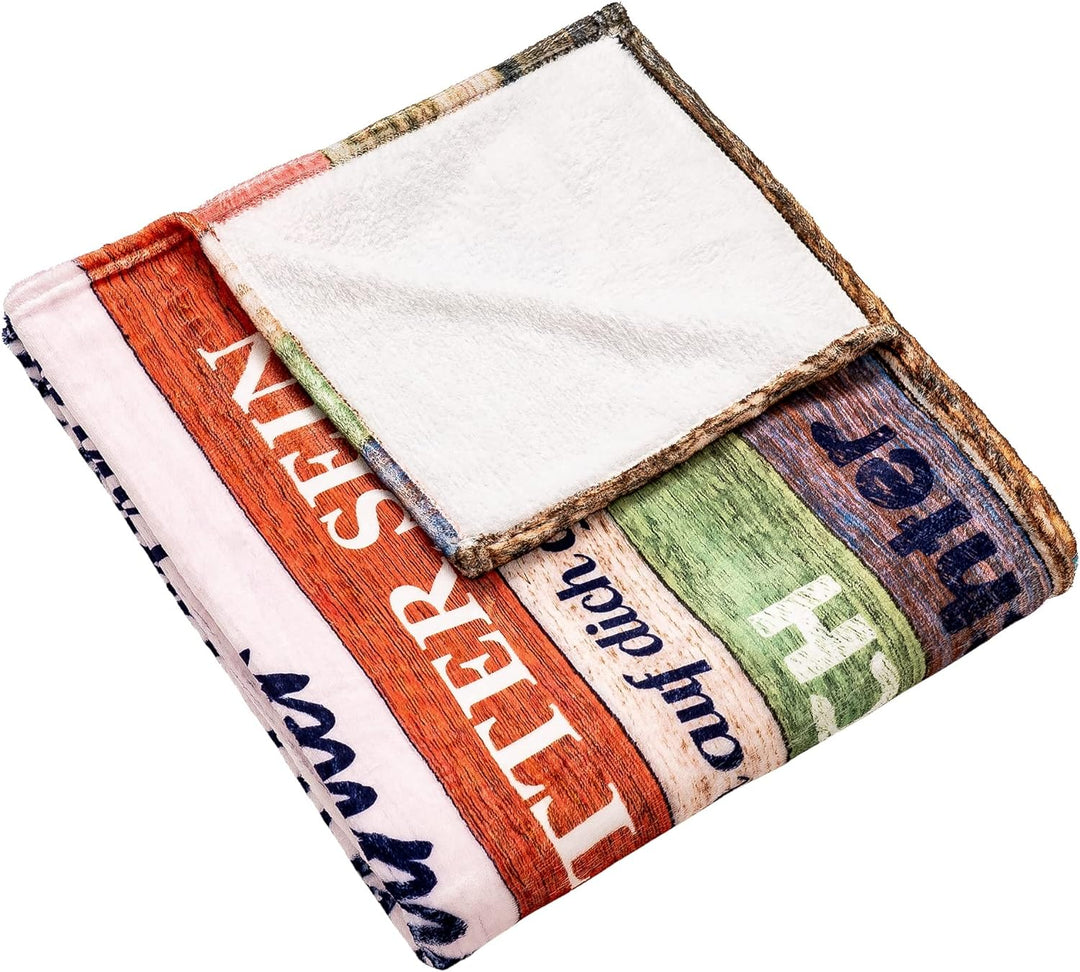 KEMEILA Personalisierte Plüschdecke Für Meine Mutter, Muttertags-Plüschdeckengeschenk (60“X 50", Toc