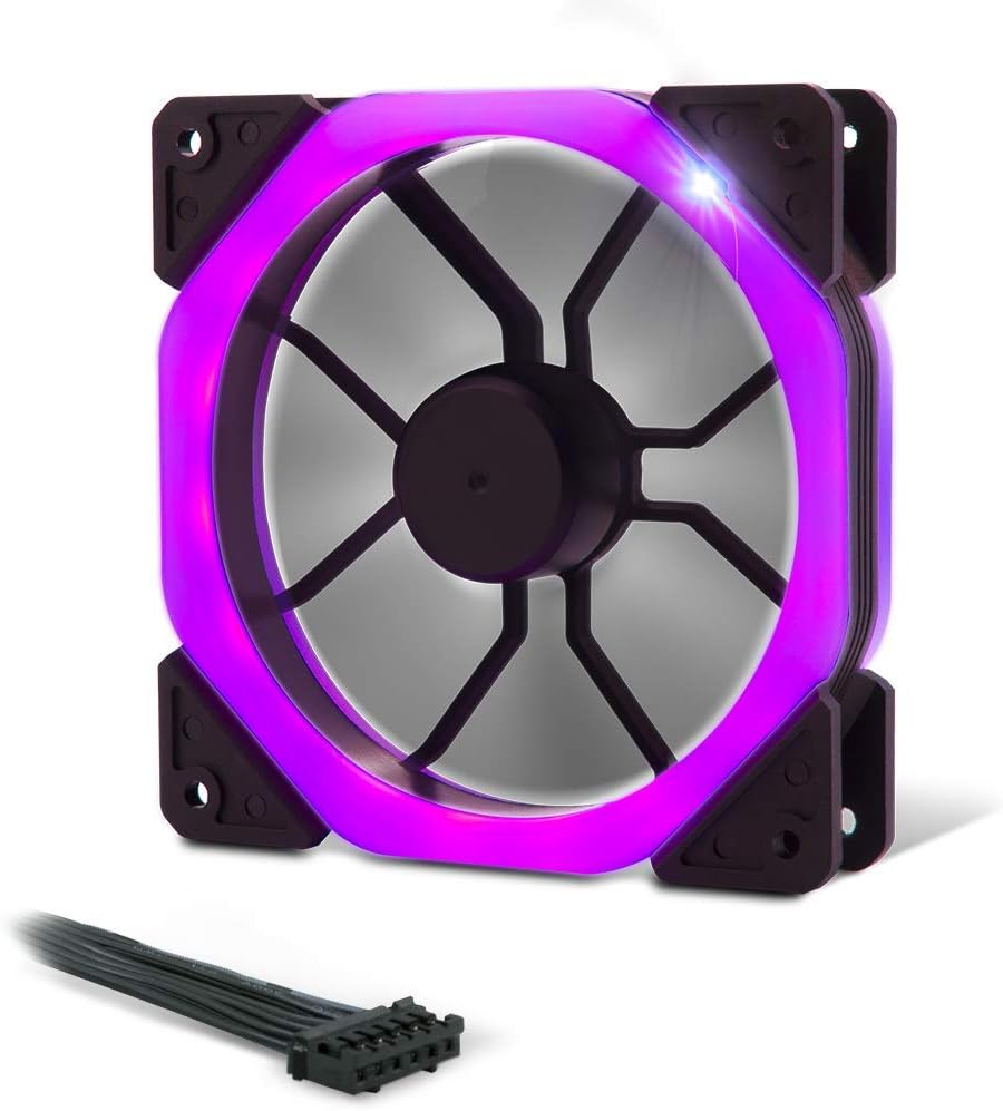EMPIRE GAMING Warmachine - Gamer-PC-Gehäuse – Mittelgrosser Gehäuseturm ATX - 4 geräuschlose Lüfter
