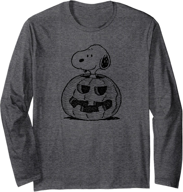 Peanuts Halloween Kürbistotem Langarmshirt