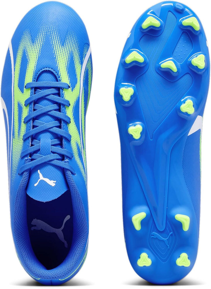 PUMA Herren Ultra Play Fg/Ag Fussballschuh 40.5 EU Ultra Blue Puma White Pro Green, 40.5 EU Ultra Bl