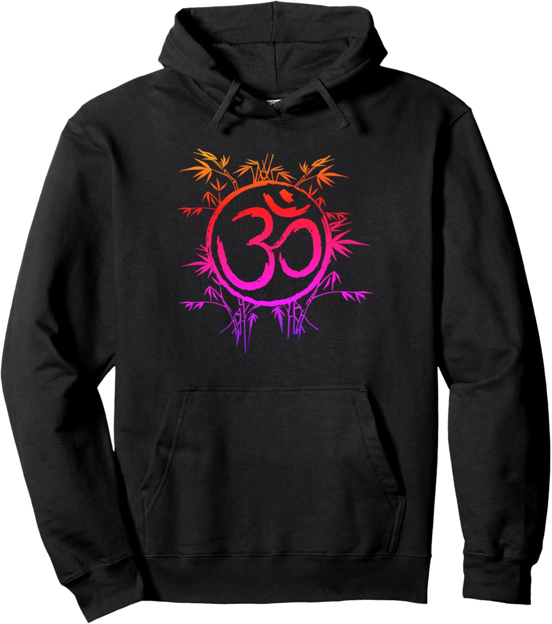Om Zeichen Psytrance Rave Pullover Hoodie