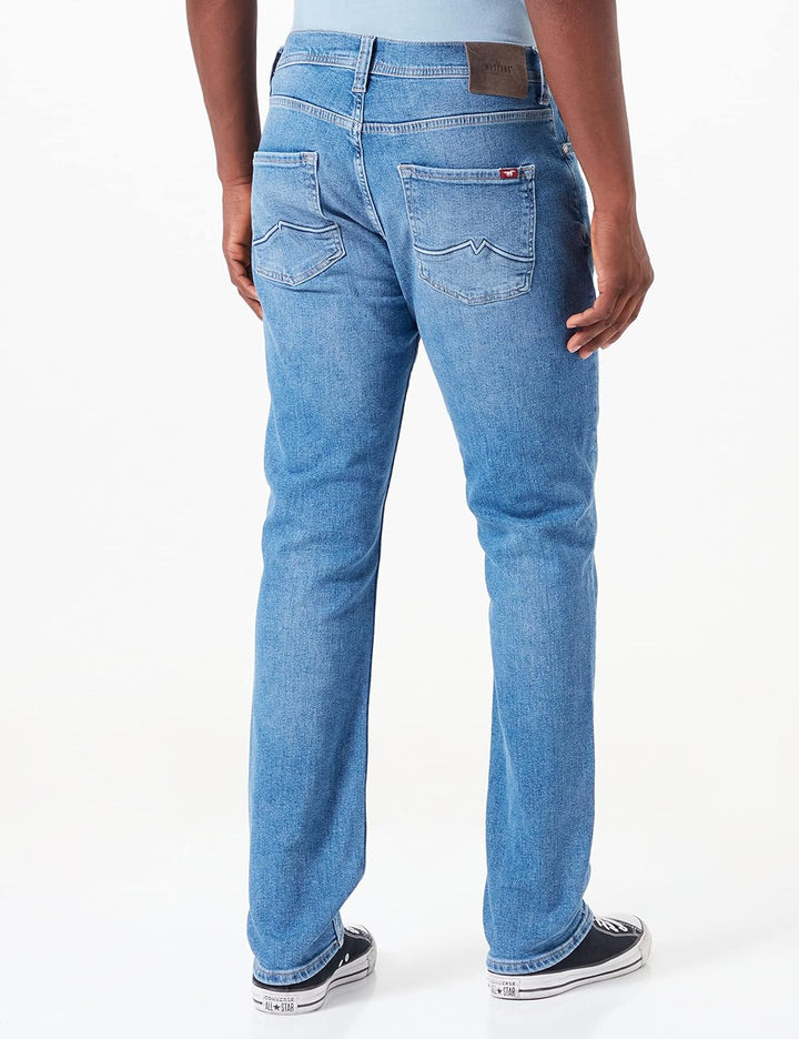 MUSTANG Herren Jeans Hose Style Vegas 29W / 32L Mittelblau 414, 29W / 32L Mittelblau 414