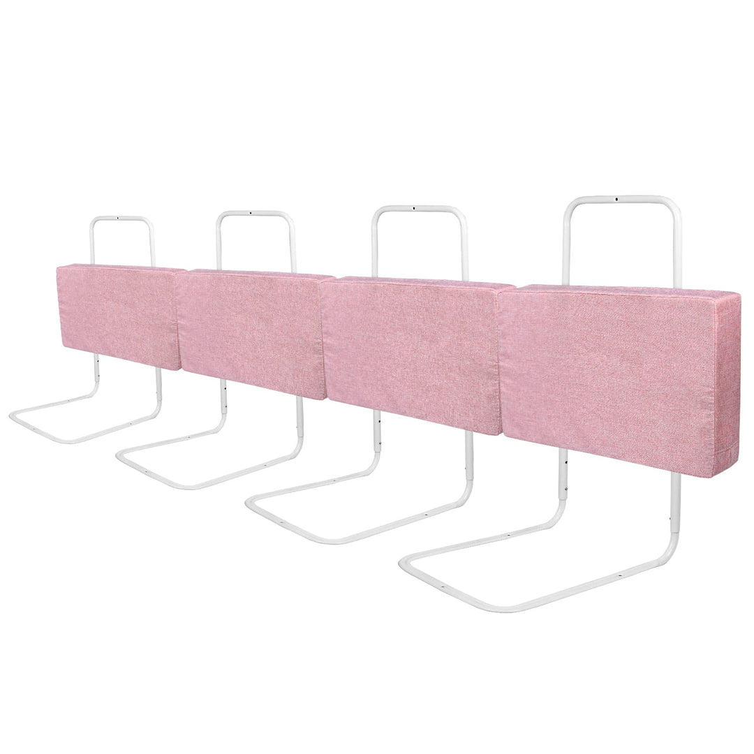 UISEBRT 4 Stück Bettgitter 50cm Rausfallschutz Bett, Bettschutzgitter für Kinder 5-Loch Höhenverstel