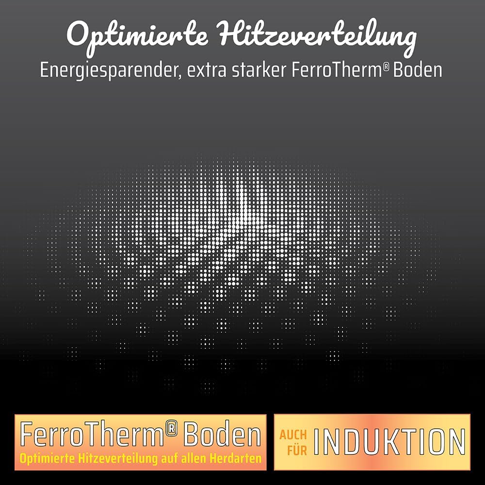 GSW 167840 Easy Click Kochtopf mit Glasdeckel und abnehmbaren Griffen, Aluminium, schwarz - ⌀20 cm 2