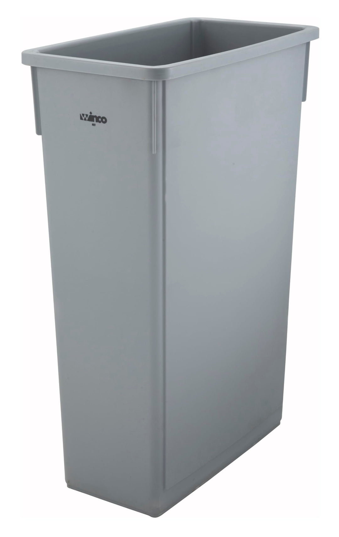 Winco PTC-23SG Abfalleimer, schmal, 58 l, Grau Dose Grau, Dose Grau