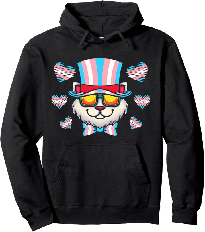 Transgender Haustier Queer Katze LGBTQ CSD Transsexuell Pullover Hoodie