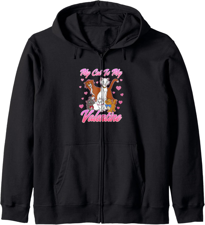 Disney Aristocats Valentinstag My Cat Is My Valentine Kapuzenjacke