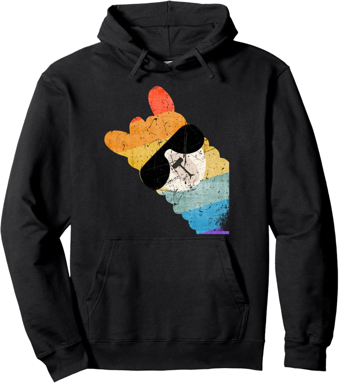 Alpaka Lama Fun mit Sonnenbrille für Damen und Herren Pullover Hoodie