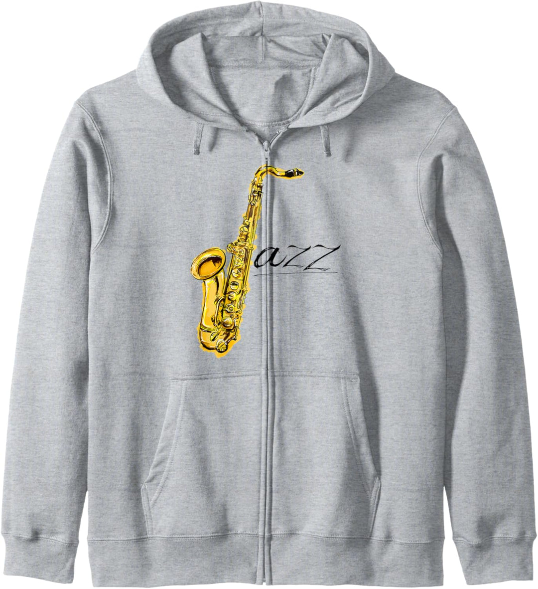 Saxophon Jazz Kapuzenjacke