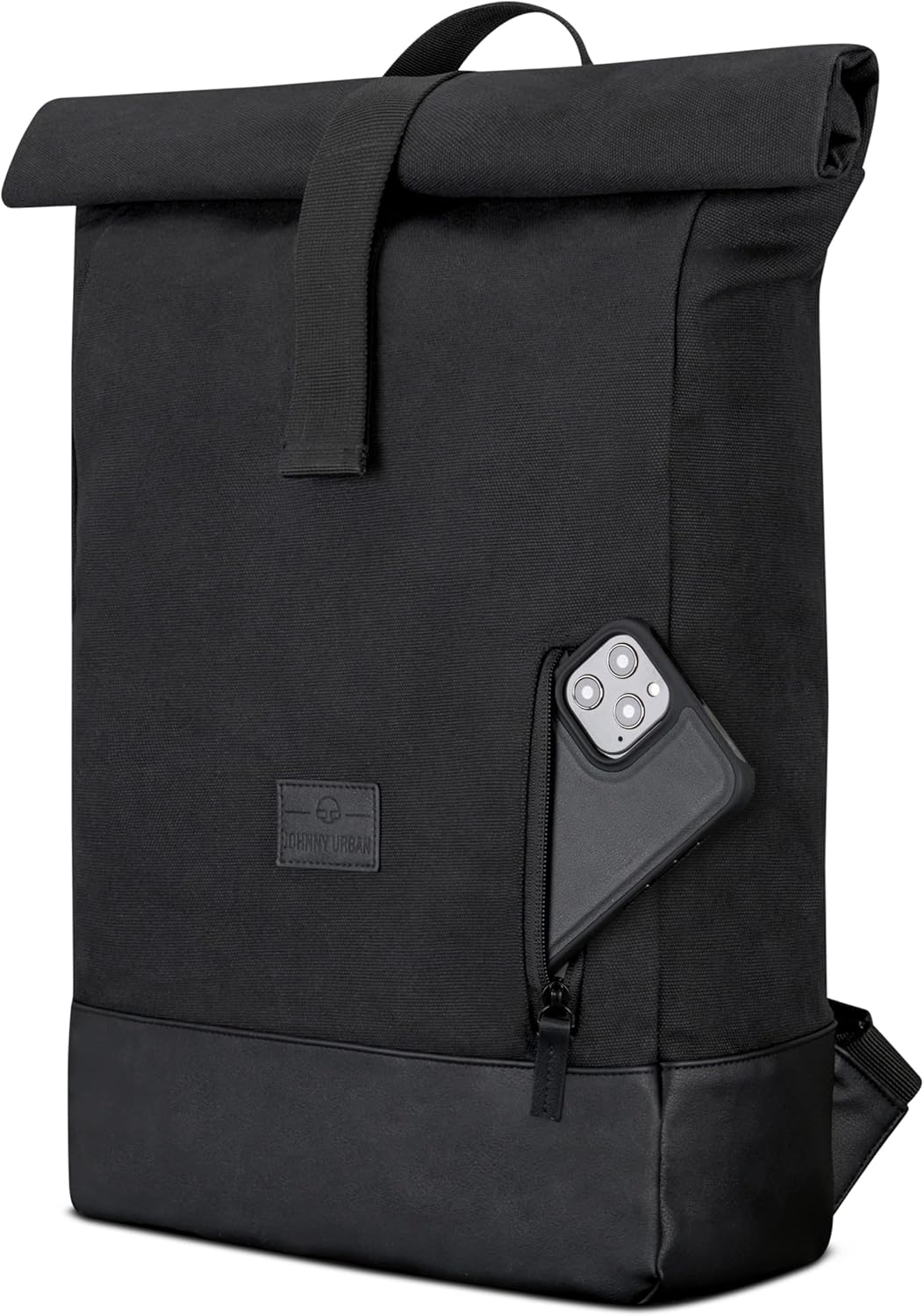 Johnny Urban Rolltop Rucksack Damen & Herren - Adam Large - 15.6" Laptop Fach - Robustes Baumwoll Ca