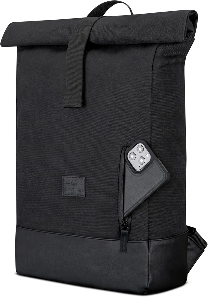Johnny Urban Rolltop Rucksack Damen & Herren - Adam Large - 15.6" Laptop Fach - Robustes Baumwoll Ca