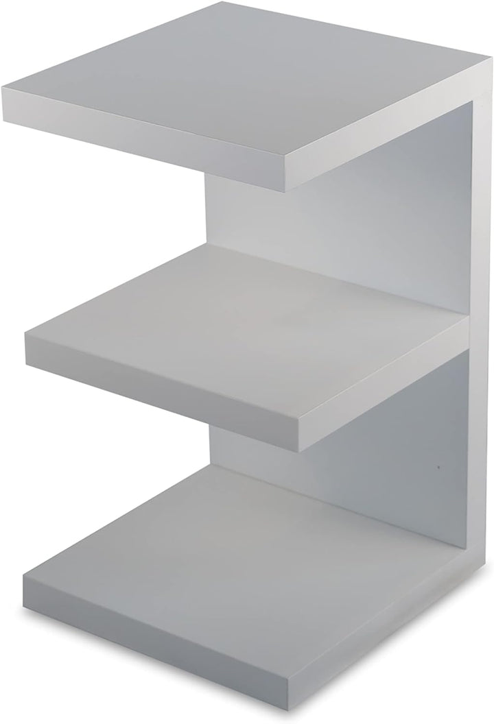 STEMA Seyfried Beistelltisch Eddie Lichtgrau - Couchtisch 60x37x36 - Keine Montage fest verleimter W