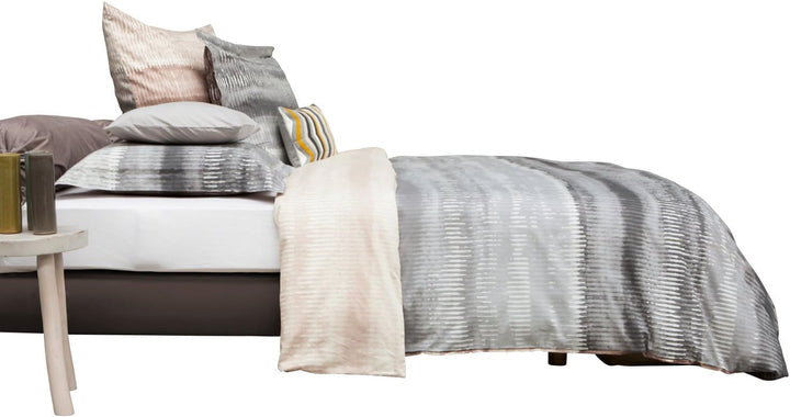 NHL HNL Bettwäsche Satin grau Grösse 135x200 cm (80x80 cm)