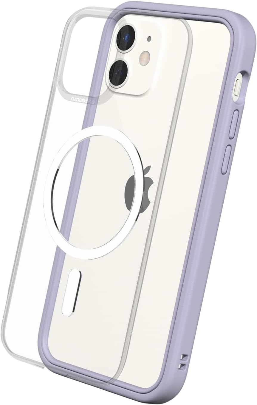 RhinoShield Modulares Case kompatibel mit MagSafe für [iPhone 12/12 Pro] | Mod NX - Überragender Mag
