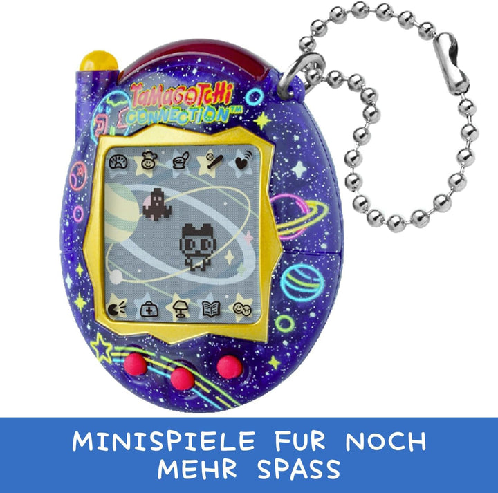 Bandai – Tamagotchi Connection Neon Planet – Interaktives Virtuelles Haustier mit Infrarot-Verbindun