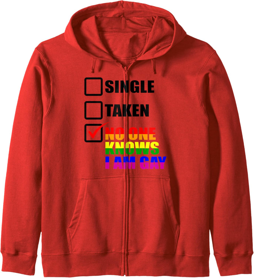 No One Knows I'm Gay LGBT Pride Gay Pride Month LGBTQ Flagge Kapuzenjacke