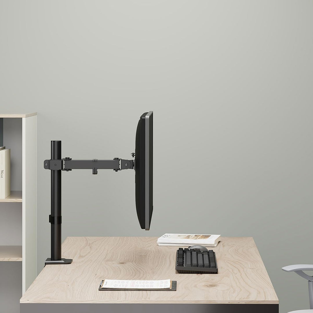 LogiLink Monitor Tischhalterung für 17–32" Bildschirme, 10 kg max., Armlänge 202 mm, VESA 75x75/100x
