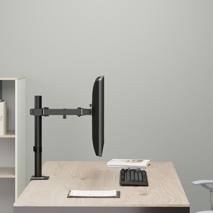 LogiLink Monitor Tischhalterung für 17–32" Bildschirme, 10 kg max., Armlänge 202 mm, VESA 75x75/100x