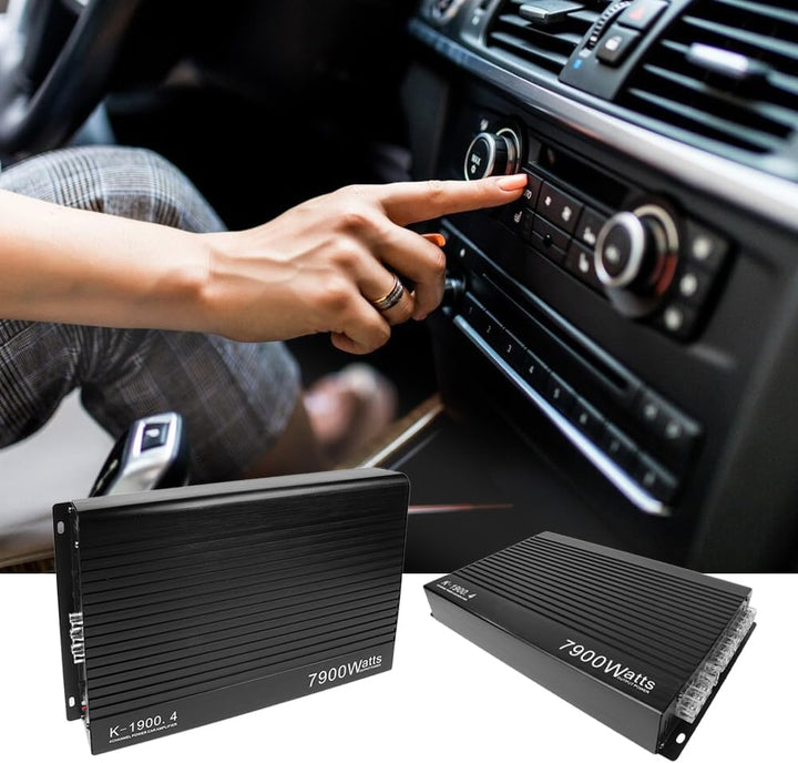 Autoradio-Leistungsverstärker, Hochleistungs-4-Kanal-Klasse A/B, Audio-Leistungsverstärker 7900 W Ho