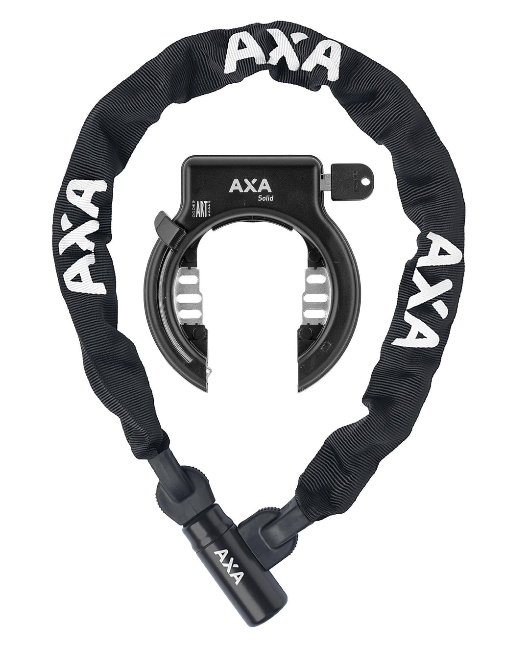 Axa Unisex – Erwachsene City100 Rahmenschloss, Schwarz, Einheitsgrösse
