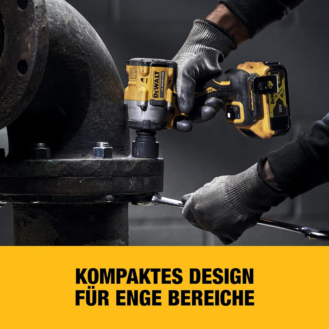 Dewalt XR Akku-Schlagschrauber DCF922N (18V, ½ Zoll Aussenvierkant-Aufnahme mit Kugelrastung, 406 Nm