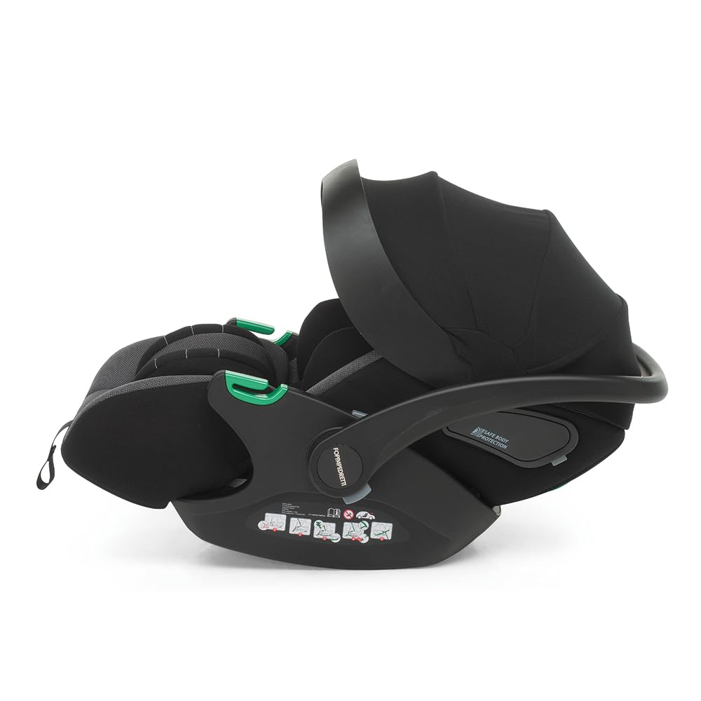 Foppapedretti Rek i-Size Babyschale, neigbar, Schwarz, schwarz