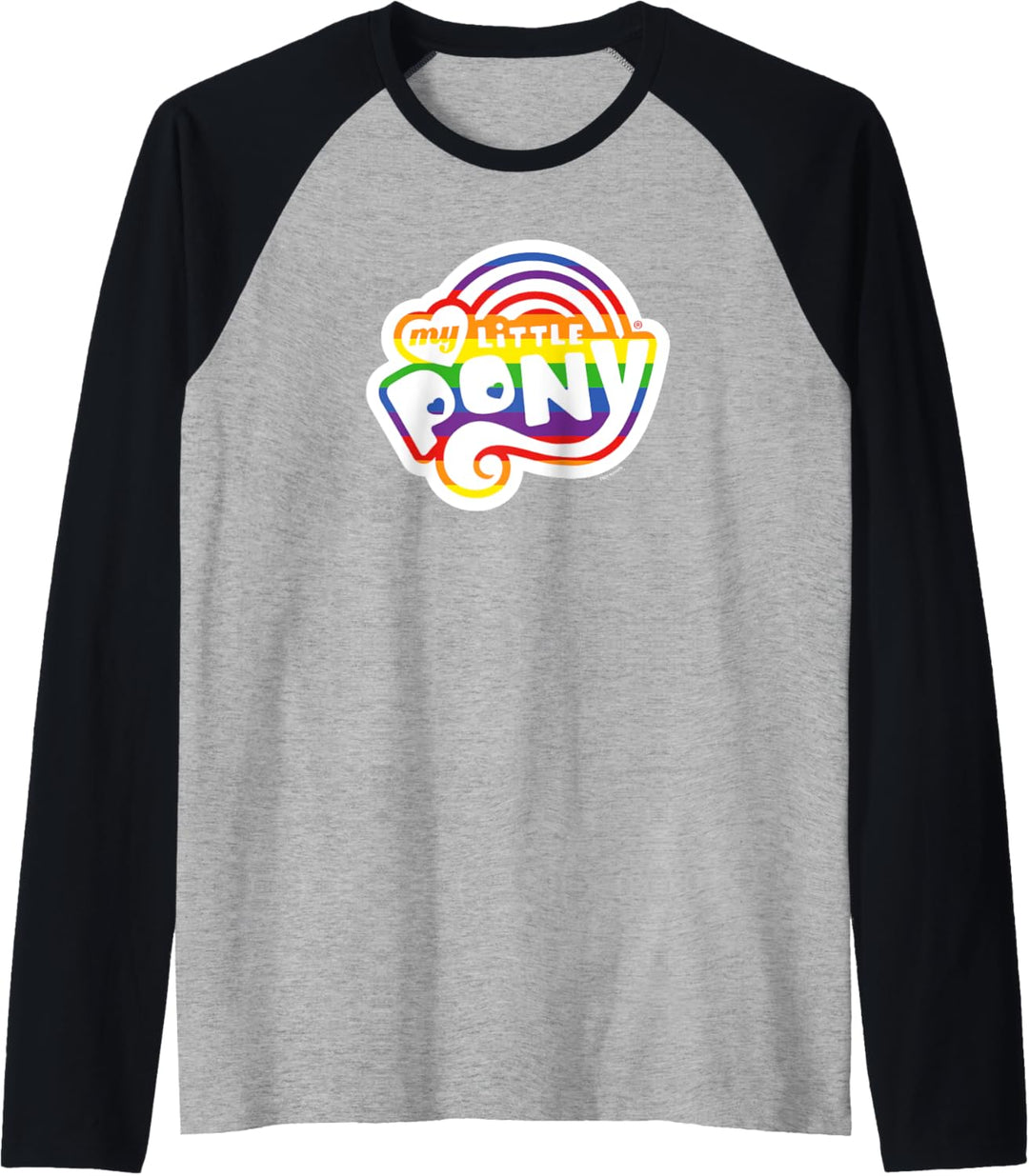 My Little Pony: Friendship Is Magic Rainbow Logo Raglan
