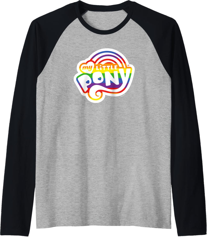 My Little Pony: Friendship Is Magic Rainbow Logo Raglan