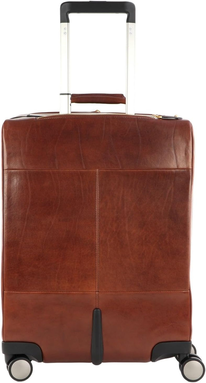 The Bridge Viaggio 4-Rollen Kabinentrolley Leder 53 cm