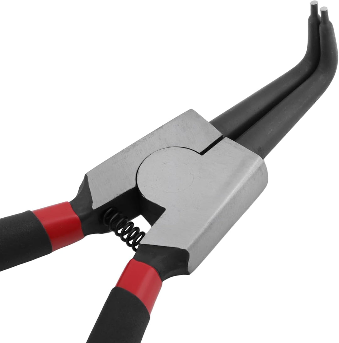 CHUIFAI 8 Stück Sicherungsringzangen Set 170mm, Sprengringzangen Innen und Aussensicherungen, Gerade