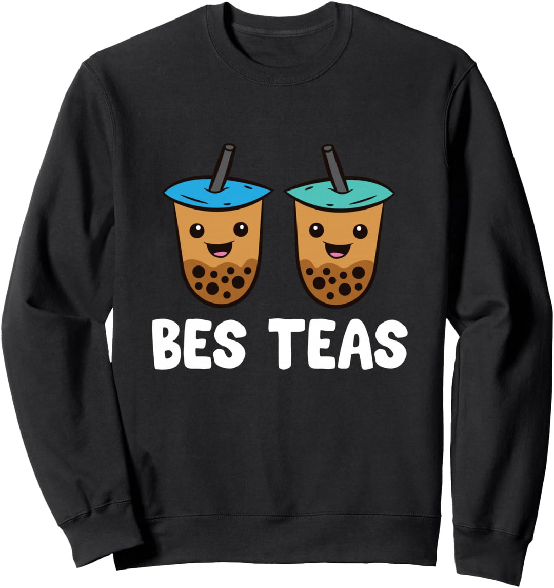 Beste Tees Bubble Tea Paar Liebe Bubble Tea Sweatshirt