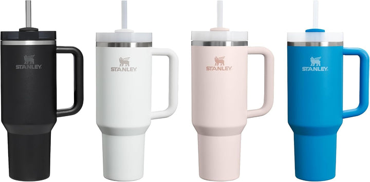 Stanley 1913 Quencher H2.0 Flowstate Trinkflasche Mit Strohhalm - Thermobecher Kühlt 11 Stunden - 48