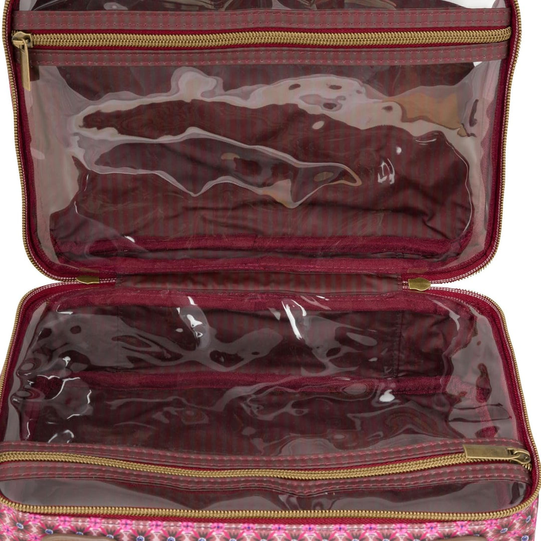 Pip Studio Beauty Case Square Large Tutti i Fiori 27x19x10cm, -Pink