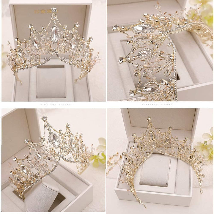 Tiara Kristallkrone für Bridal, Prinzessin Diadem Hochzeit Tiara Crown für Hochzeit Abschlussbälle P