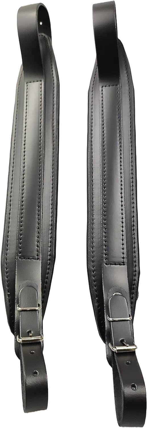 Akkordeon Gurt Leder Hochwertige 6cm Schulterriemen max bis 120 Bass