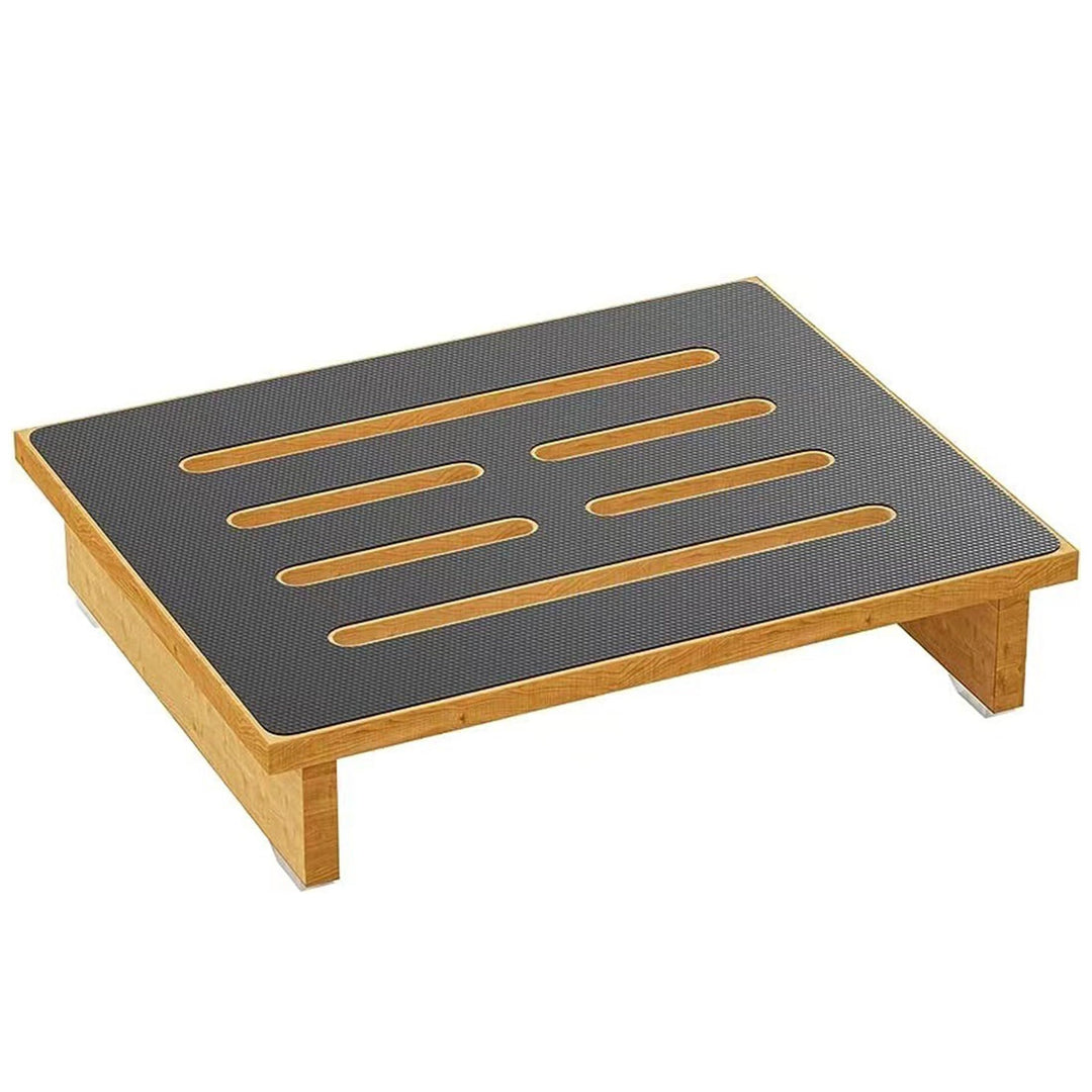 Tritthocker Aus Massivholz Mit Rutschfester Gummiauflage,Einstufiger Hocker–39,8x32x8,8cm,Vielseitig