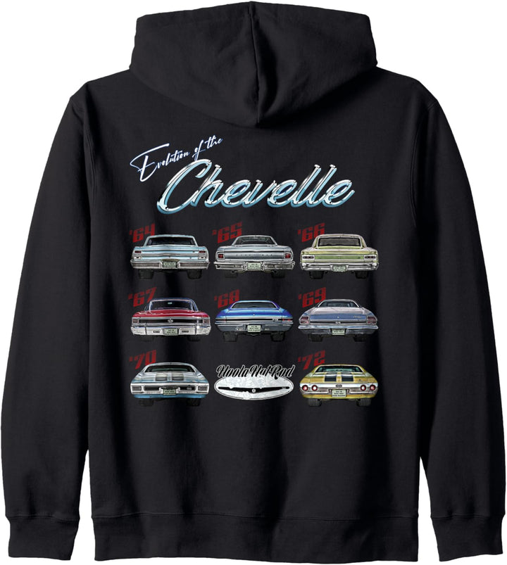 Evolution des Chevelle, SS,Hotrod,Muscle Car,SS454,SS427 Kapuzenjacke