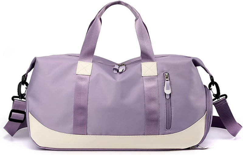 FANDARE Damen Reisetaschen Duffle Bag Nylon Sporttasche Faltbare Sporttasche Weekender Übernachtung