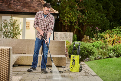 RYOBI 1600 W Elektro-Hochdruckreiniger RY130PWA (130 bar Druck, 420 l/h Födermenge, 40 Wassertempera